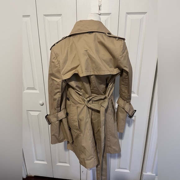 Banana Republic x Olivia Palermo Trench Coat Brown Size Small - Picture 4 of 4